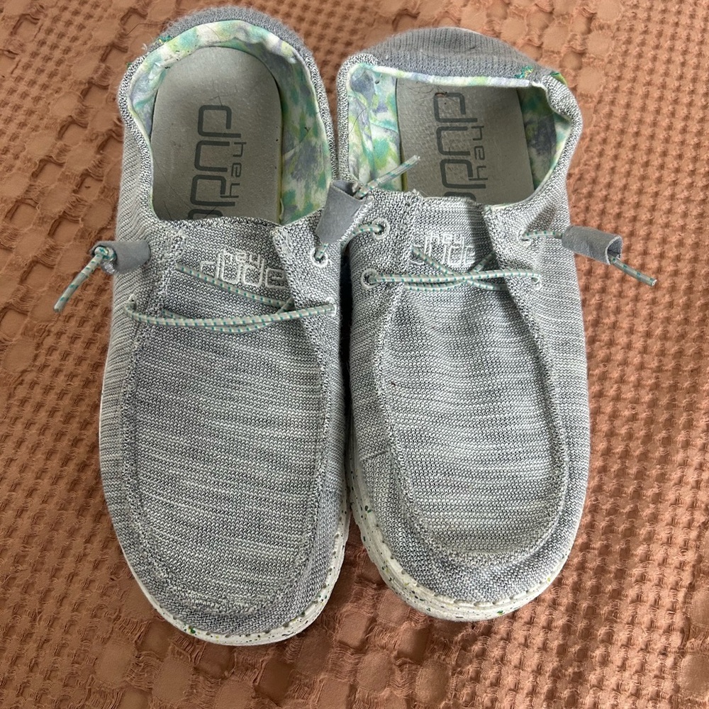 Hey Dude Light Gray Slip-On Shoes